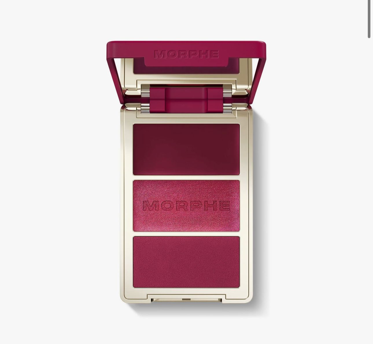 Morphe Cheek Thrills Multi-Finish Face Trio - Wine &amp; Dine